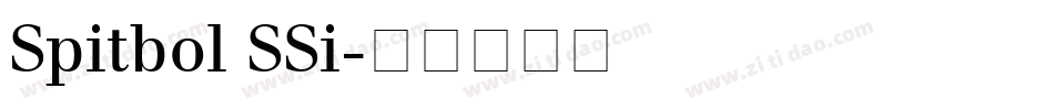 Spitbol SSi字体转换